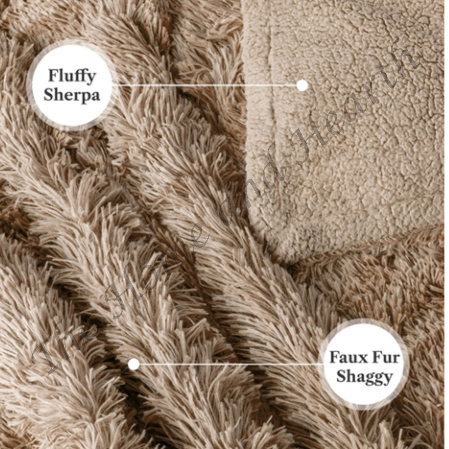Custom Faux Fur Sherpa Throw Blanket – Western Longhorn Patch – Holiday Gift for Him or Her – Cozy Rustic Christmas Blanket