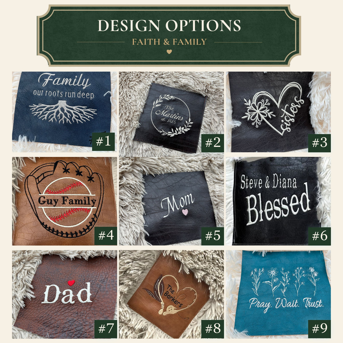 Personalized Embroidered Blanket – Custom Name, Logo or Brand, Non-Shedding Faux Fur Throw