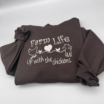 Custom Farm Name Embroidered Sweatshirt