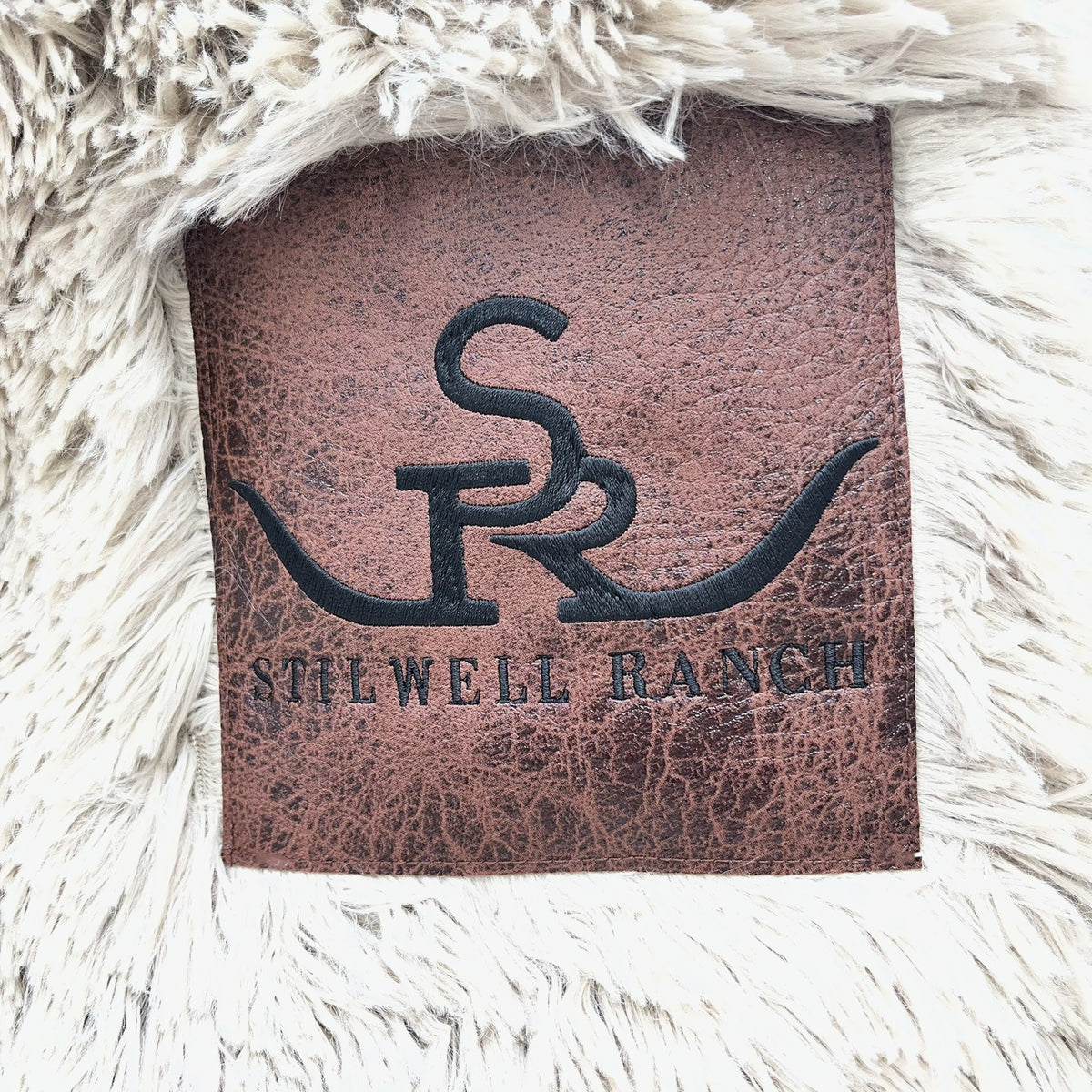 Custom Longhorn Western Ranch Blanket – Ranch Name, Cattle Brand or Design, Non-Shedding Faux Fur Throw